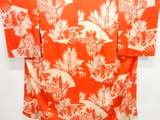 Japanese Kimono / Chirimen Kinsha Silk